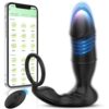 Phone App & Remote Control 9 Thrusting & 9 Vibrating Anal Sex Toy - 73
