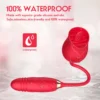 Rose Tongue Vibrator with Thrusting Vibrator Sex Toys for Women - 35 - Image 2