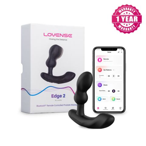 Lovense Edge 2 App-Controlled Prostate Massager [Authorized Dealer]