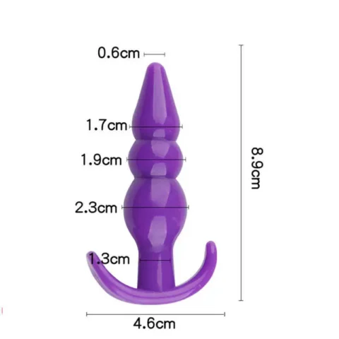 Silicone Anal Plug Sex Toy  - 63