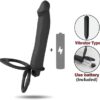 Double Penetration Penis Strap On Dildo Vibrator Sex Toy - 101 - Image 2