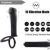 Double Penetration Penis Strap On Dildo Vibrator Sex Toy - 101 - Image 7