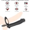 Double Penetration Penis Strap On Dildo Vibrator Sex Toy - 101 - Image 4