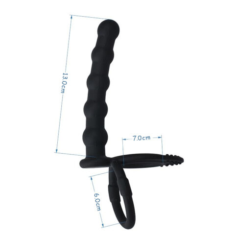 Silicone Anal Beads Strap-on Sex Toy - 97