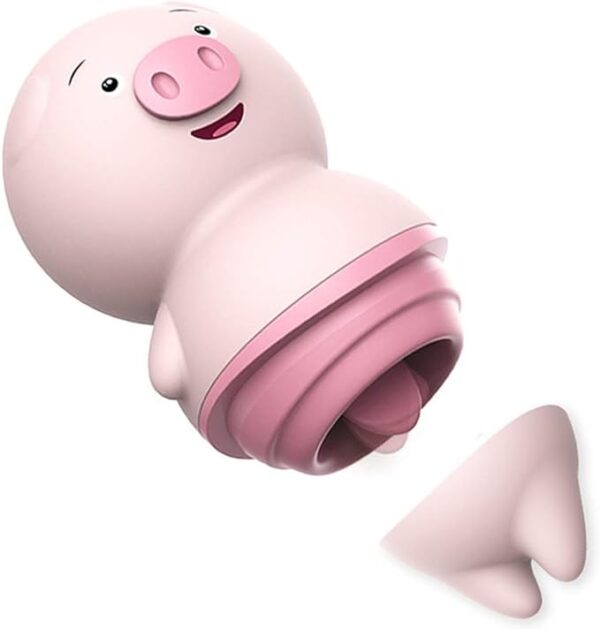 Pig Licking Vibrator Tongue Oral Sex Clitoral & Nipple Simulator Sex Toy - 39 - Image 3
