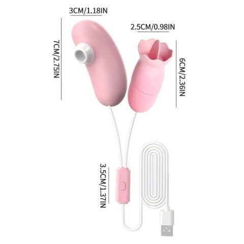 USB Tongue Licking & Sucking Women's Sex Toy