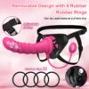 App-Controlled Strap-On Vibrating Dildo & Anal Plug - 148 - Image 2