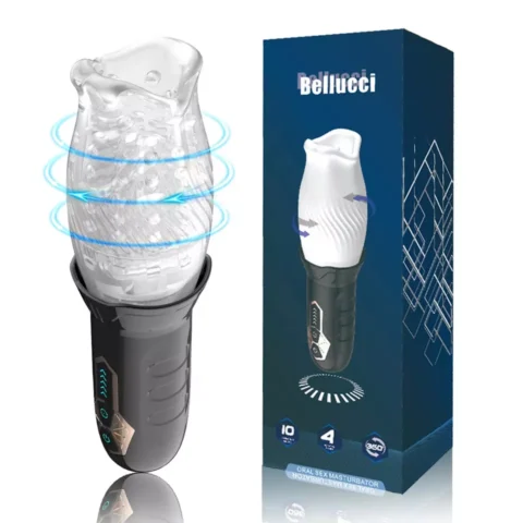 Men's Sucking/Rotating Mastrubator Automatic Rechargeable - 05
