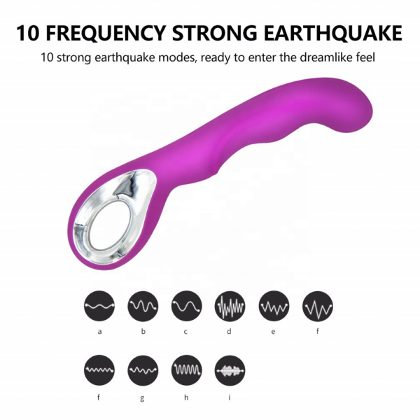 Powerful 10 Modes Rechargeable Vibrator Sex Toy - 89 - Image 3