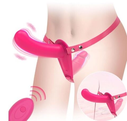 Lesbian Strap-on Double Dildo Sex Toy - 130