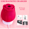 Rose Sucking Rechargeable Vibrator Sex Toy - 124 - Image 4