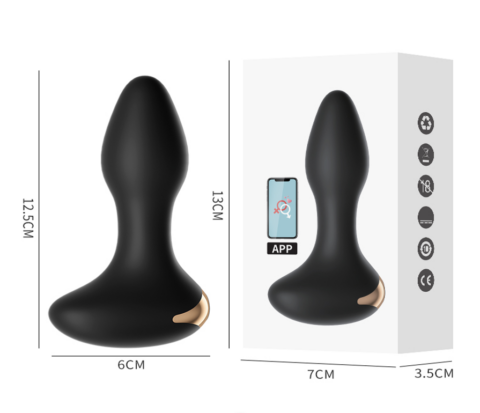 App Controlled Anal Plug Vibrator - 74
