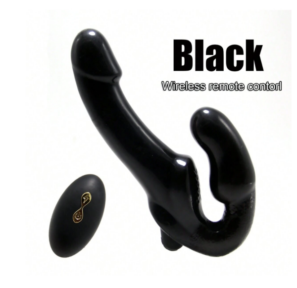 Strapless Strapon Dildo Rechargeable Vibrator - 106 - Image 4