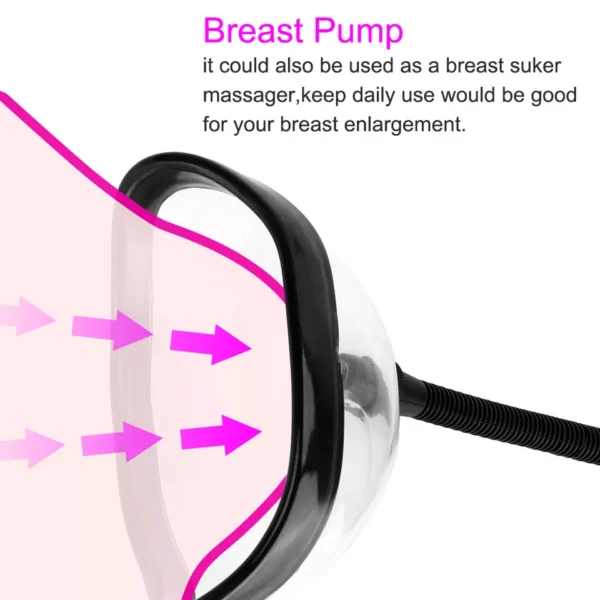 Vagina & Breast Enhance Sucking Vibrator Sex Toy - Image 5