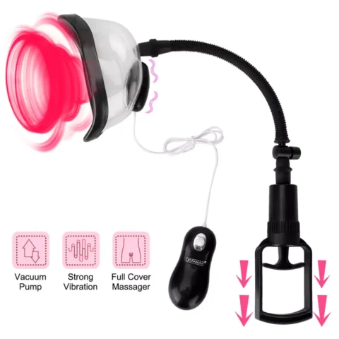 Vagina & Breast Enhance Sucking Vibrator Sex Toy
