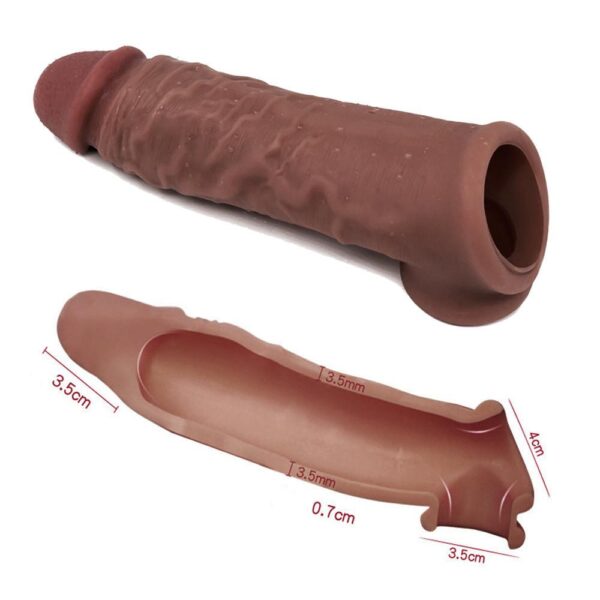 Penis Reusable Extension Sleeve Enlargement for Men - 60