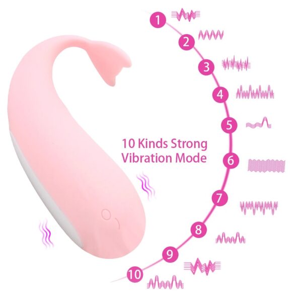 Phone App Controlled Whale Vibrating Egg Vibrator Sex Toy - 133 - Image 4