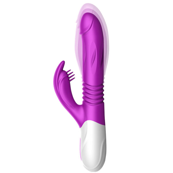 Rechargeable Thrusting & Expanding Rabbit Vibrator Sex Toy - 45 - Image 2