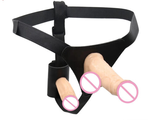 Lesbian Double Dildo Strap-On Sex Toy - 20
