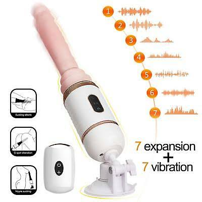 Thrusting Sex Machine Realistic Dildo Sex Toy